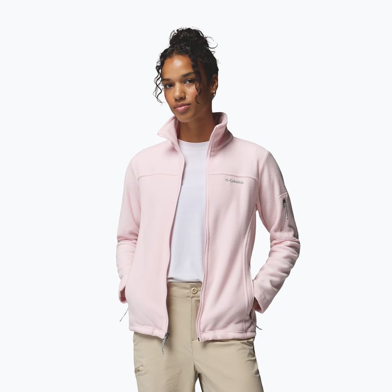 Dámska fleecová mikina Columbia Fast Trek II powder pink 5