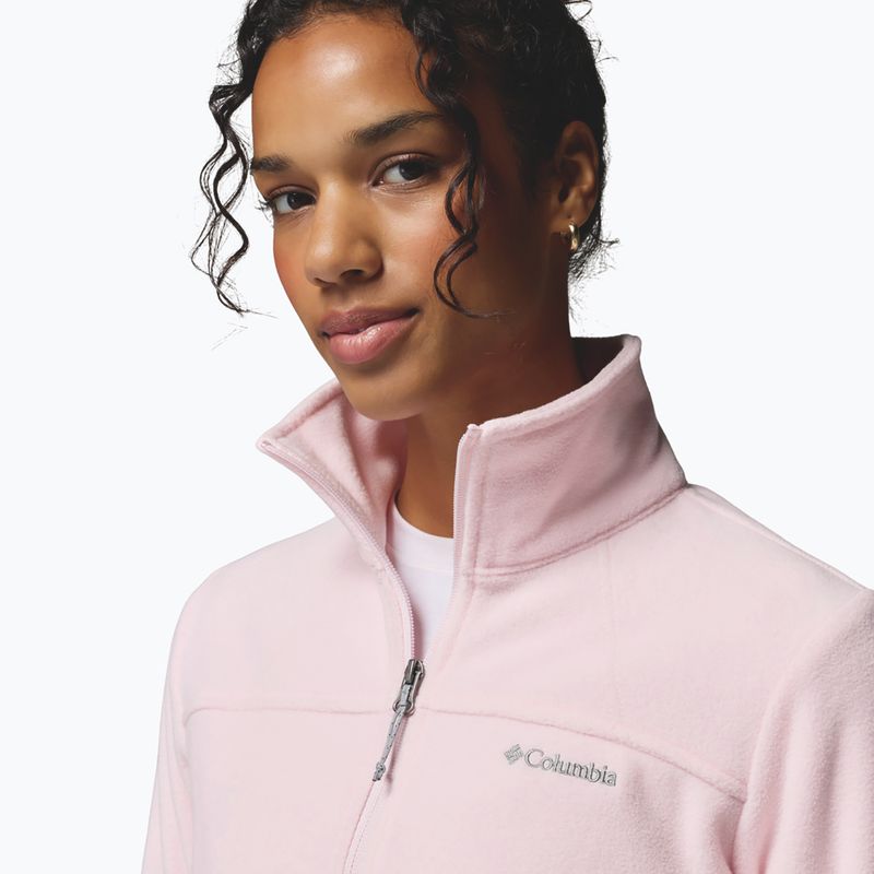 Dámska fleecová mikina Columbia Fast Trek II powder pink 6