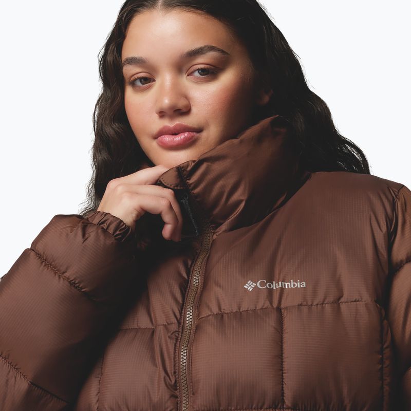 Dámska zateplená bunda Columbia Puffect III Full Zip tobacco 6