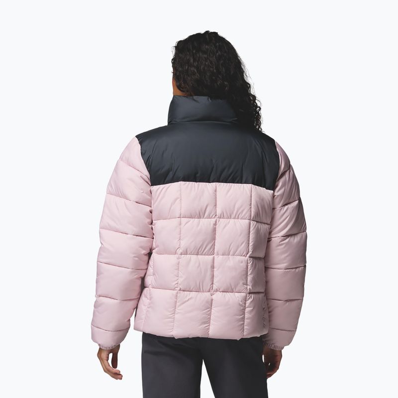 Dámska zateplená bunda Columbia Puffect III Full Zip mineral pink/black 3