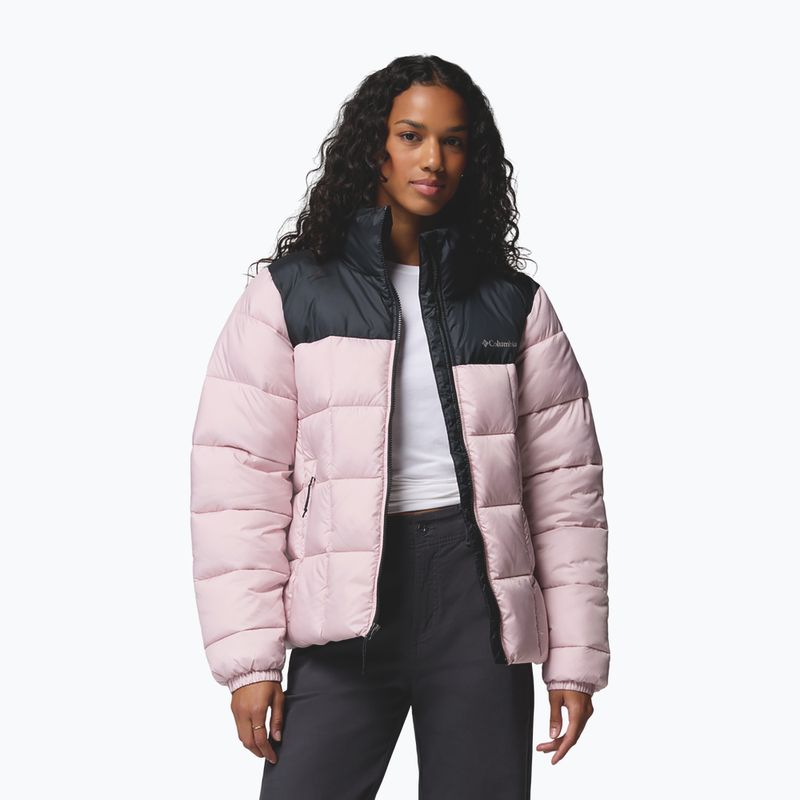 Dámska zateplená bunda Columbia Puffect III Full Zip mineral pink/black 4