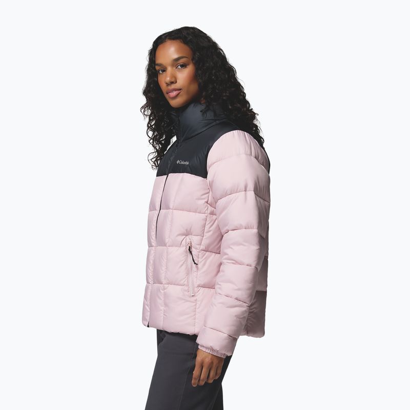 Dámska zateplená bunda Columbia Puffect III Full Zip mineral pink/black 5