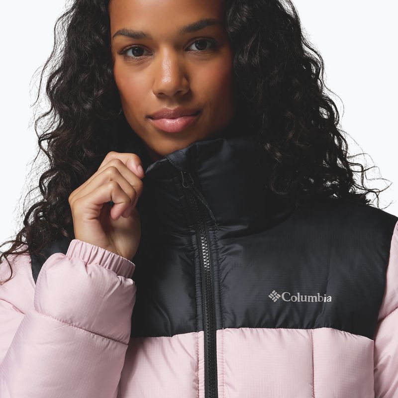 Dámska zateplená bunda Columbia Puffect III Full Zip mineral pink/black 6