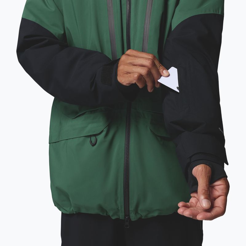 Pánska lyžiarska bunda Columbia Platinum Peak Insulated rain forest/black 10