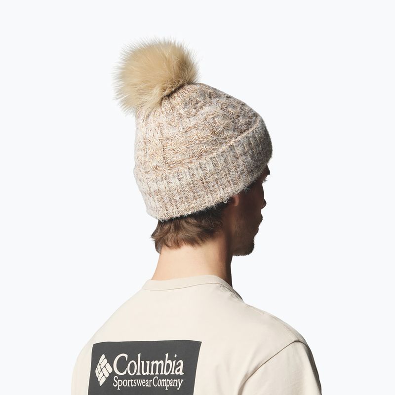 Zimná čiapka Columbia Winter Blur II Beanie camel brown/skittles 4