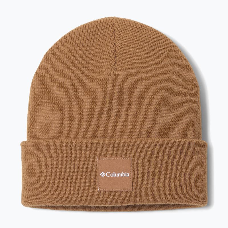 Zimná čiapka Columbia City Trek Heavyweight Camel Brown