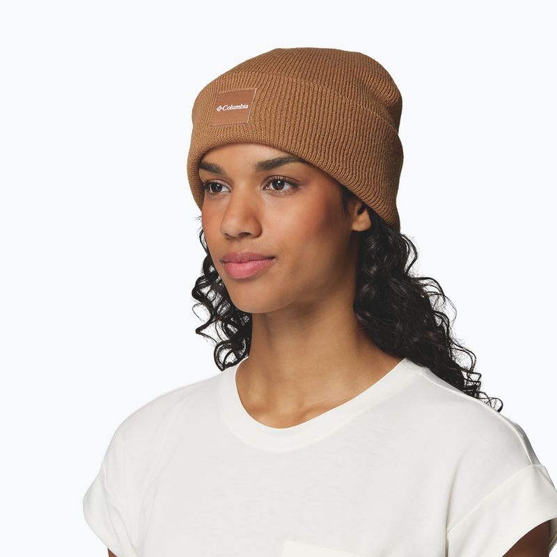 Zimná čiapka Columbia City Trek Heavyweight Camel Brown 4