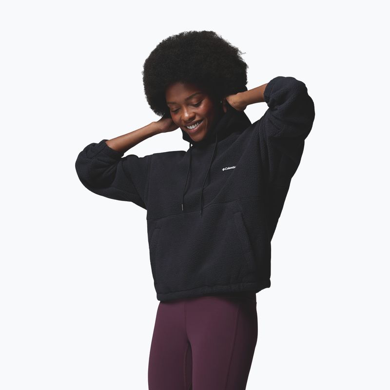 Dámska fleecová mikina Columbia Timber Meadow MTR Fleece Hoodie black 5