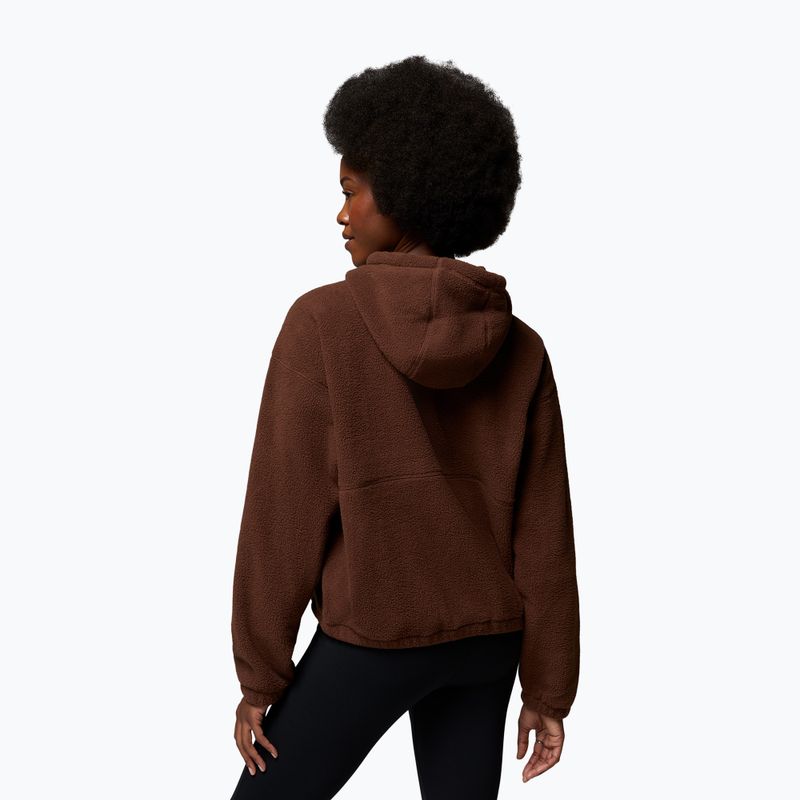 Dámska fleecová mikina Columbia Timber Meadow MTR Fleece Hoodie tobacco 3