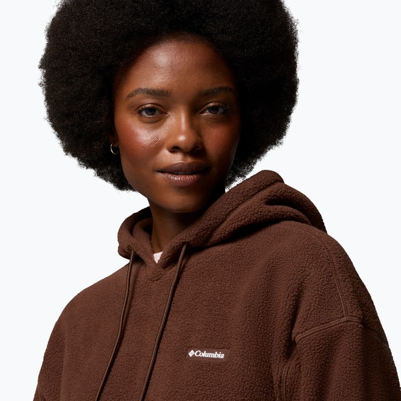 Dámska fleecová mikina Columbia Timber Meadow MTR Fleece Hoodie tobacco 6