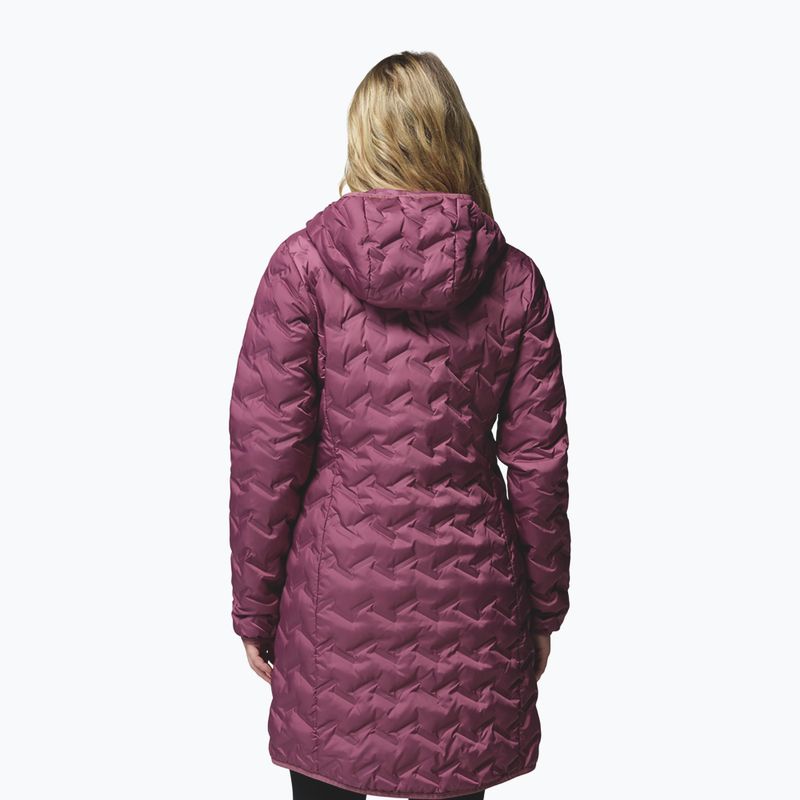 Dámska páperová bunda Columbia Delta Ridge II Long Down antique mauve 3