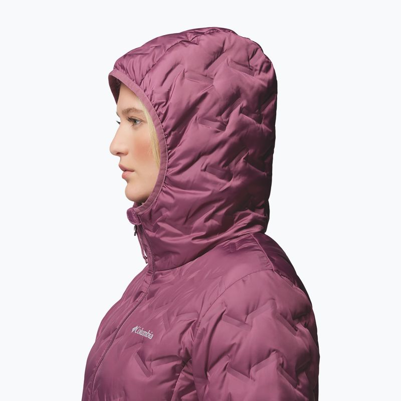 Dámska páperová bunda Columbia Delta Ridge II Long Down antique mauve 7
