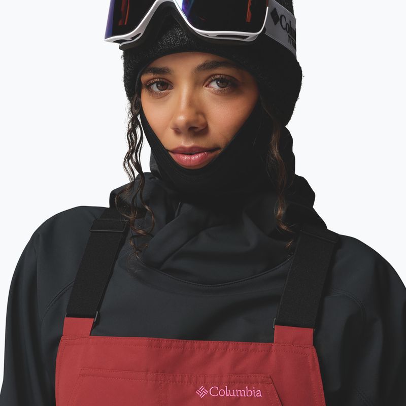 Dámske lyžiarske nohavice Columbia Coreshot Bib red oxide 5