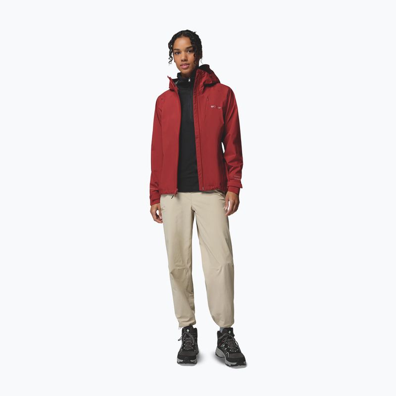 Dámska softshellová bunda Columbia Trailborne 2.5L Shell red oxide 2