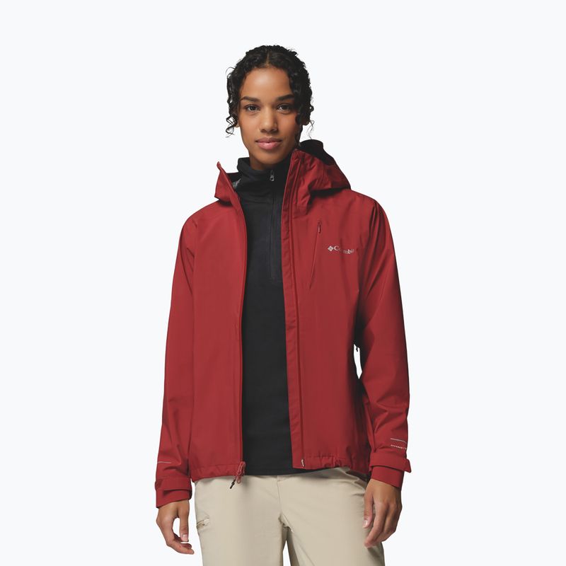Dámska softshellová bunda Columbia Trailborne 2.5L Shell red oxide 4