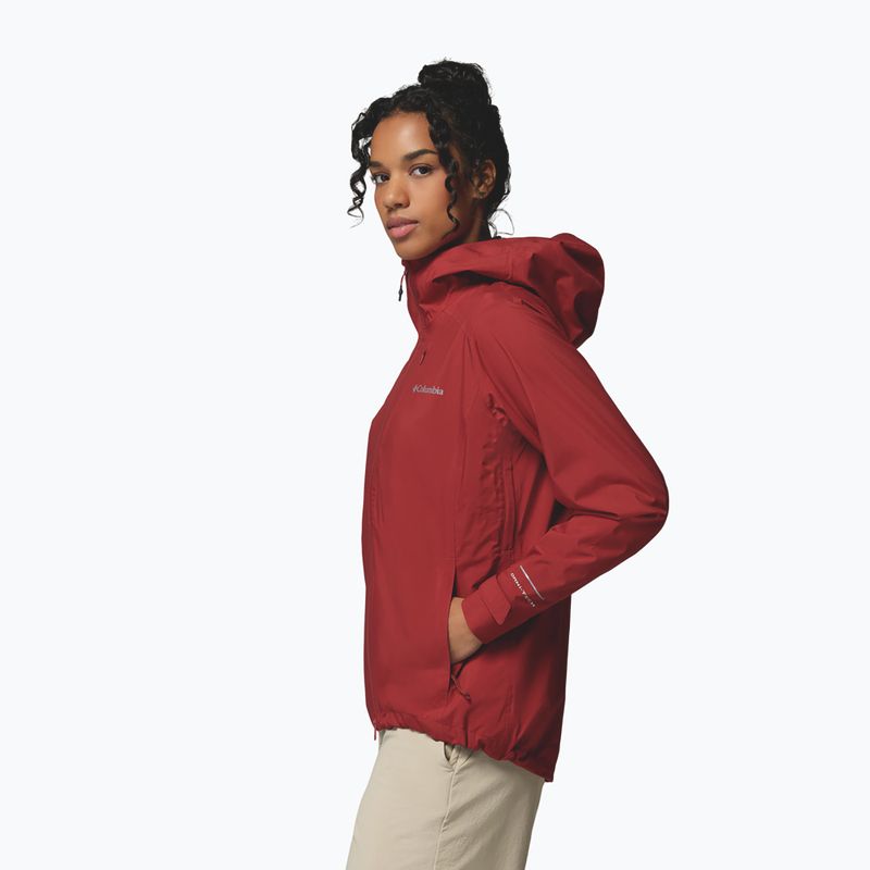 Dámska softshellová bunda Columbia Trailborne 2.5L Shell red oxide 5