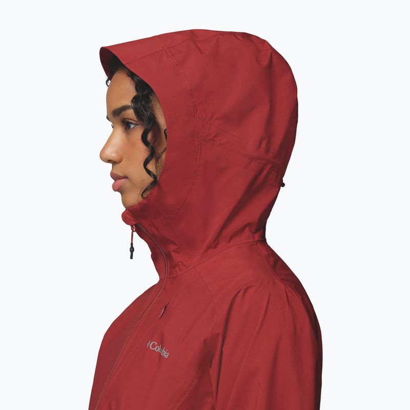 Dámska softshellová bunda Columbia Trailborne 2.5L Shell red oxide 9