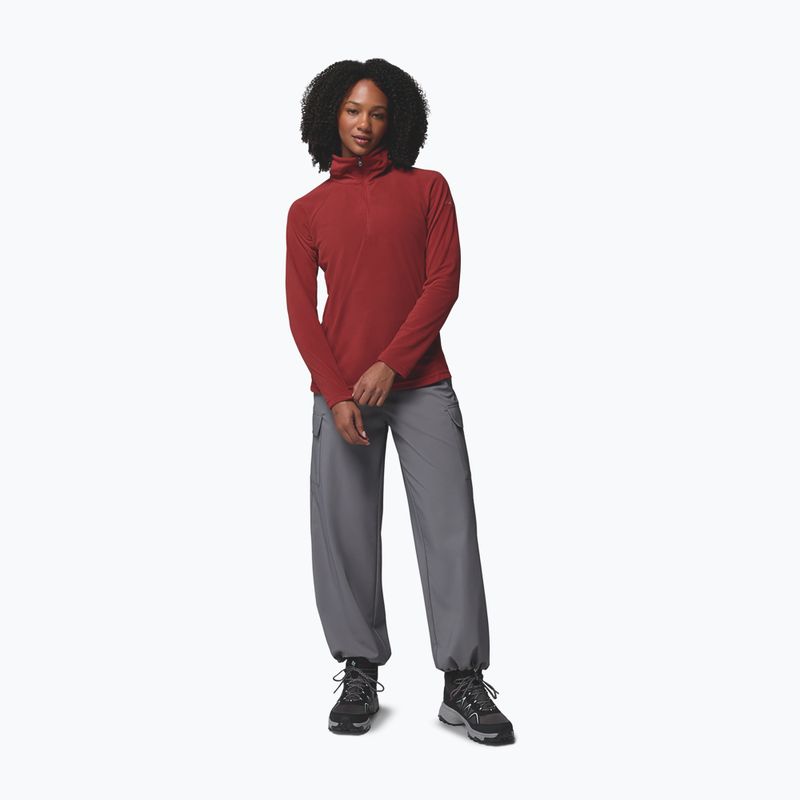 Dámska fleecová mikina Columbia Glacial IV 1/2 Zip Red Oxide 2
