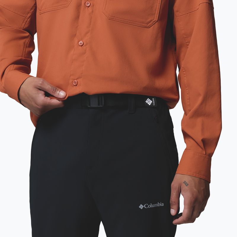 Pánske turistické nohavice Columbia Essential Hike™ Brushed Back black 5