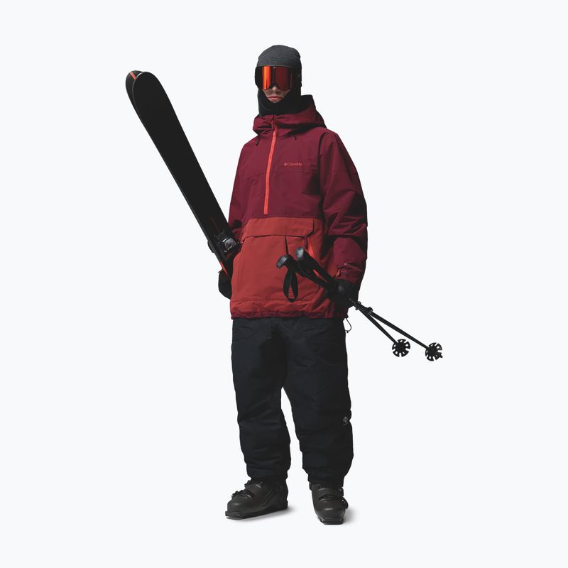 Pánska snowboardová bunda Columbia Coreshot Shell Anorak red oxide/rich wine 2