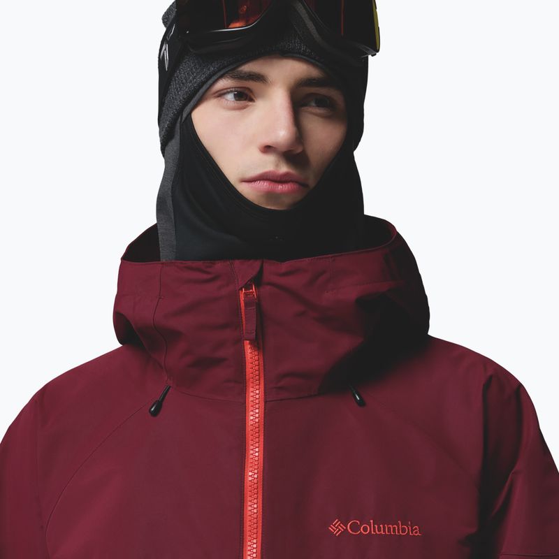 Pánska snowboardová bunda Columbia Coreshot Shell Anorak red oxide/rich wine 5