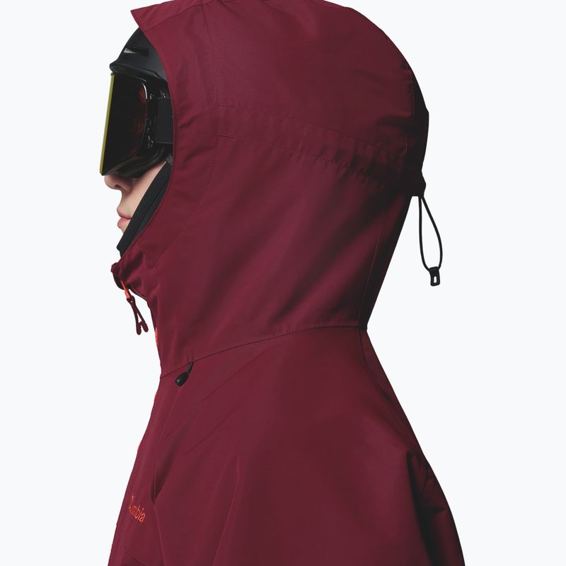 Pánska snowboardová bunda Columbia Coreshot Shell Anorak red oxide/rich wine 6