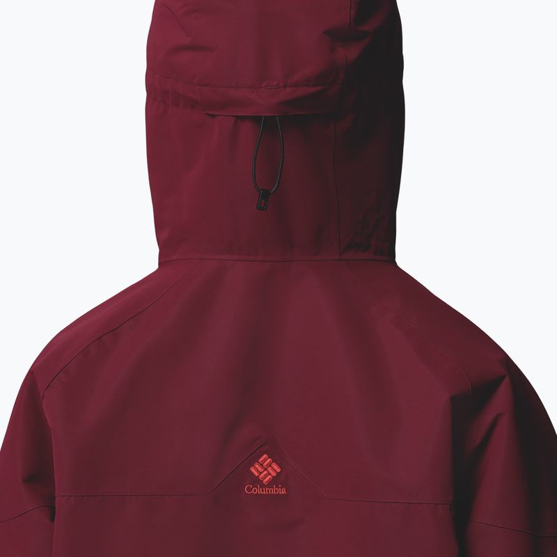 Pánska snowboardová bunda Columbia Coreshot Shell Anorak red oxide/rich wine 7