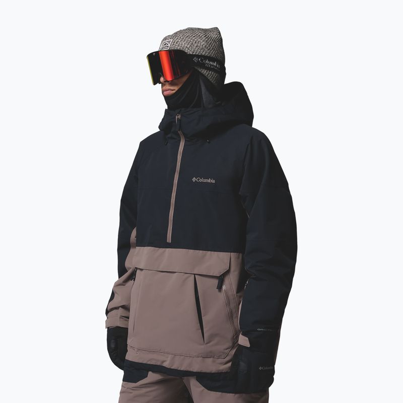 Pánska snowboardová bunda Columbia Coreshot Shell Anorak iron/black 4