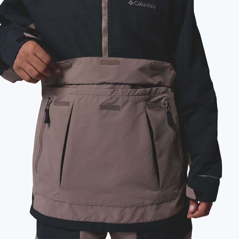 Pánska snowboardová bunda Columbia Coreshot Shell Anorak iron/black 7