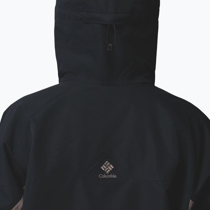 Pánska snowboardová bunda Columbia Coreshot Shell Anorak iron/black 12