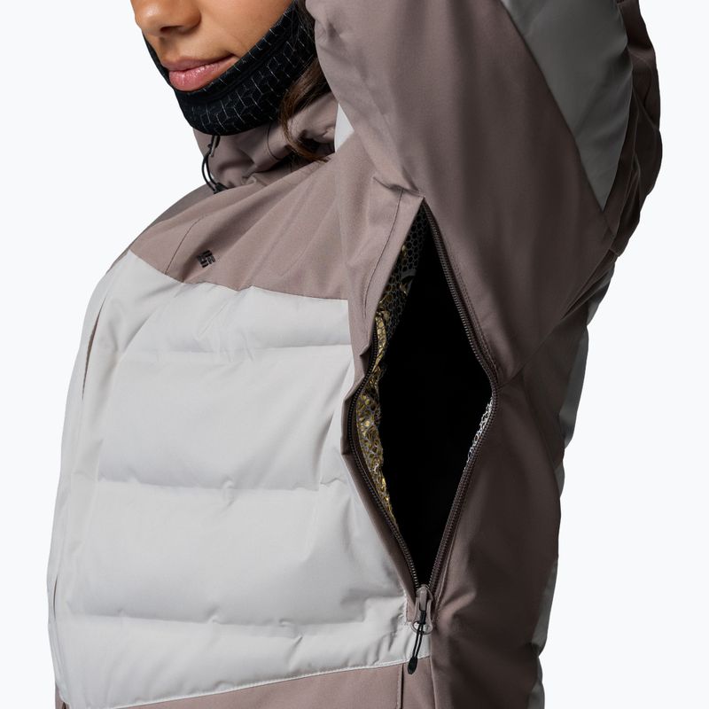 Dámska lyžiarska bunda Columbia Glacier Ridge Down iron/flint grey 9