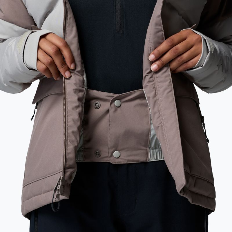 Dámska lyžiarska bunda Columbia Glacier Ridge Down iron/flint grey 12