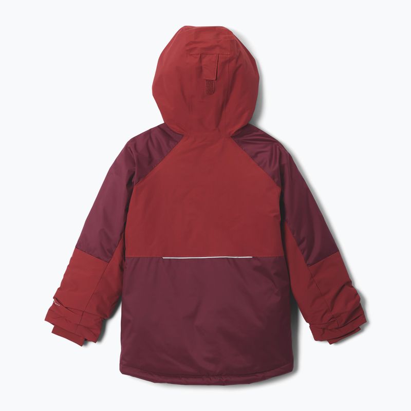 Detská lyžiarska bunda Columbia Mighty Mogul III Rich Wine/Red Oxide 2