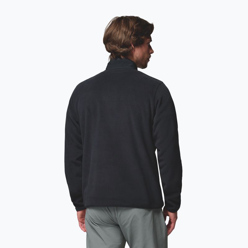 Pánska fleecová mikina Columbia Pacific Arch 200 1/2 Zip Fleece Black 3