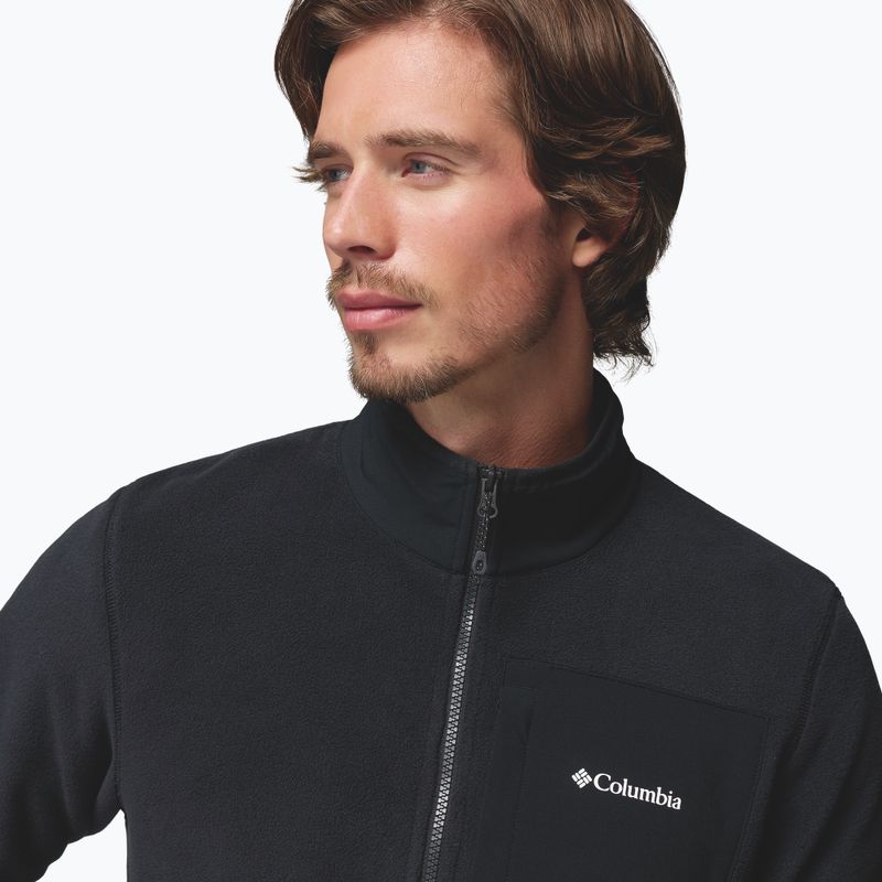 Pánska fleecová mikina Columbia Pacific Arch 200 1/2 Zip Fleece Black 5