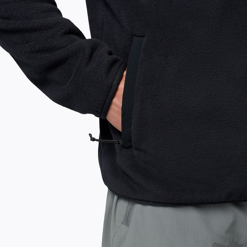 Pánska fleecová mikina Columbia Pacific Arch 200 1/2 Zip Fleece Black 6