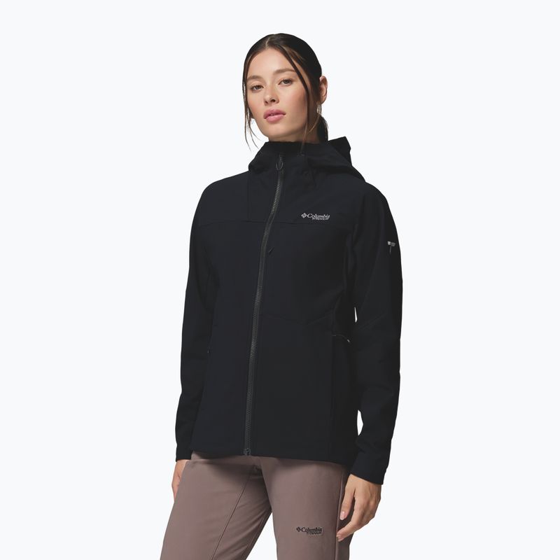Dámska softshellová bunda Columbia Tennen Mountain Hooded Softshell black 5