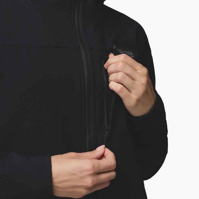 Dámska softshellová bunda Columbia Tennen Mountain Hooded Softshell black 8