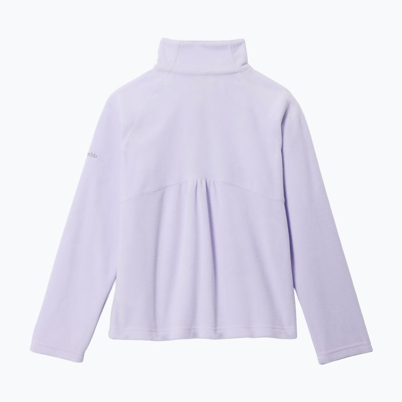 Detská fleecová mikina Columbia Glacial Fleece Half Zip Purple Tint 2