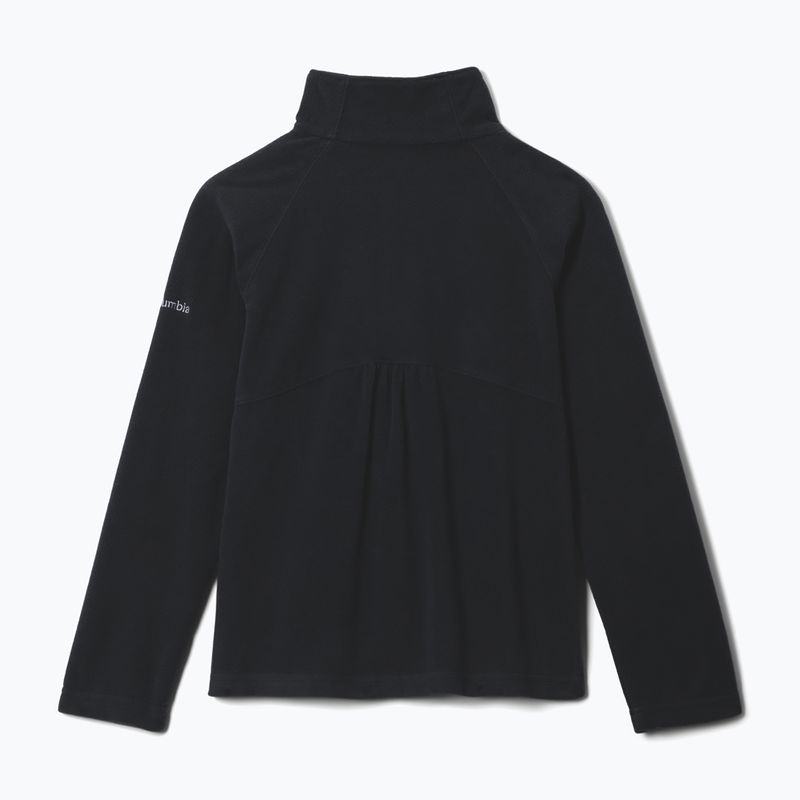 Detská fleecová mikina Columbia Glacial Fleece Half Zip Black 2