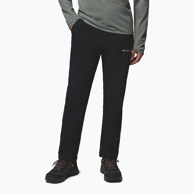 Pánske lezecké nohavice Columbia Essential Hike Warm black 3