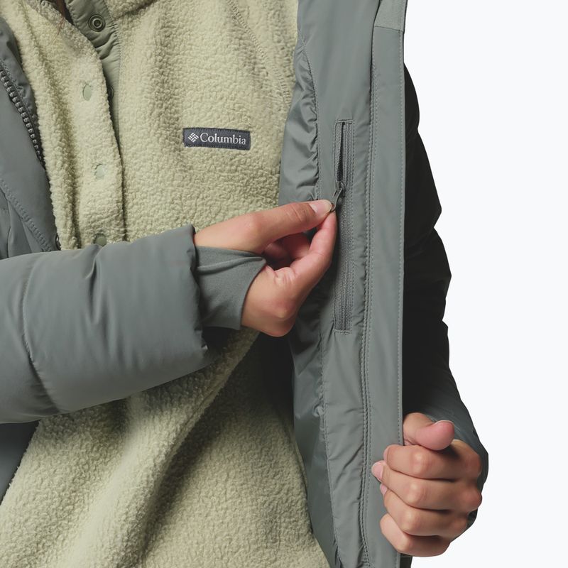 Dámska páperová bunda Columbia Amaze Puff Hooded Sedona Sage 10