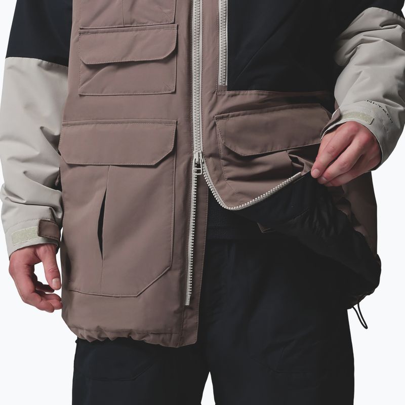 Pánska snowboardová bunda Columbia Coreshot iron/black/flint grey 9