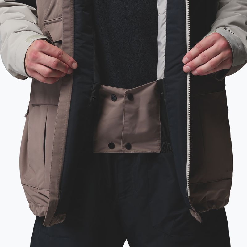 Pánska snowboardová bunda Columbia Coreshot iron/black/flint grey 10