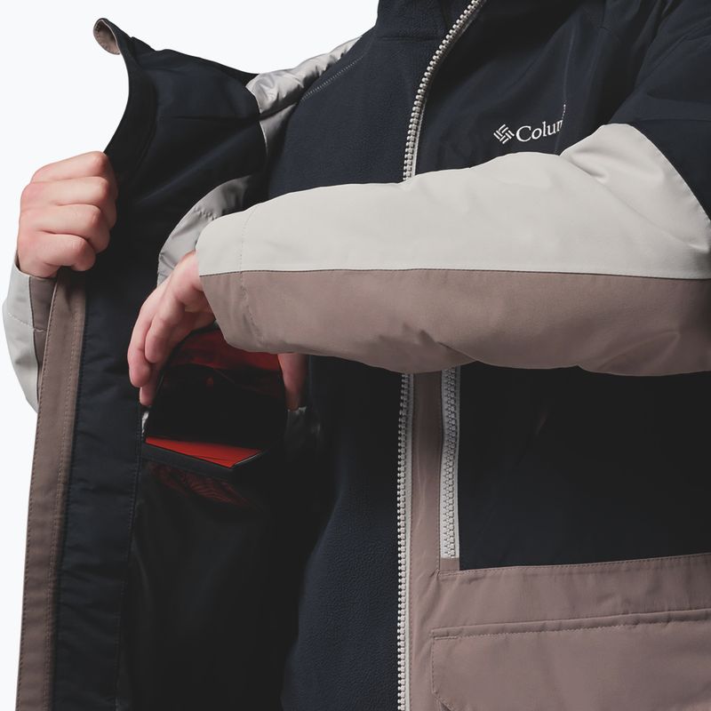 Pánska snowboardová bunda Columbia Coreshot iron/black/flint grey 14
