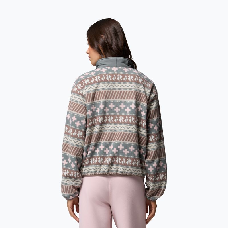 Dámska fleecová mikina Columbia Sequoia Grove II Printed Half Zip Iron Wizard Island 3