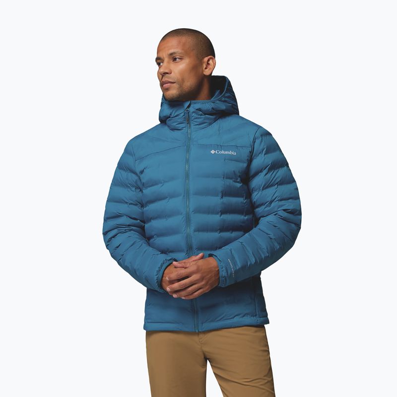 Pánska bunda Columbia Terwiliger Trail Heat Seal Hooded phoenix blue 5