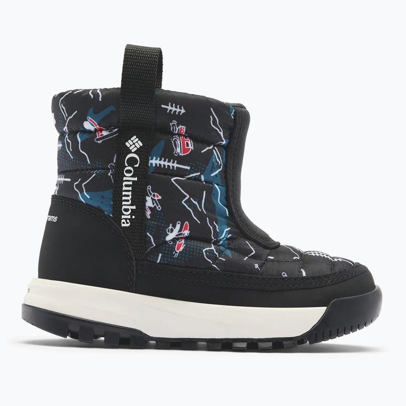 Detské snehule Columbia Youth Snowtrot Mid Black/Black Mountopia