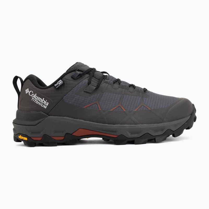Pánske turistické topánky Columbia Peakfreak Titanum Outdry dark grey/red oxide 2