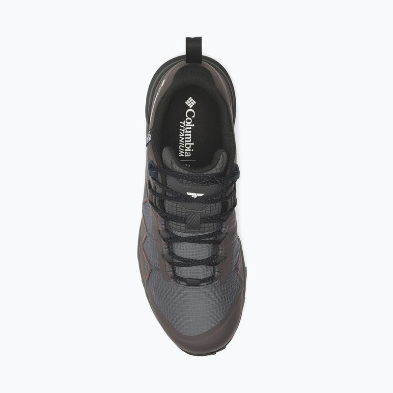 Pánske turistické topánky Columbia Peakfreak Titanum Outdry dark grey/red oxide 4